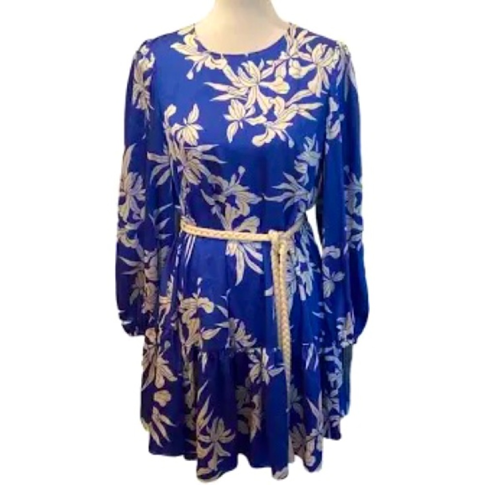 Alexis blue floral dress